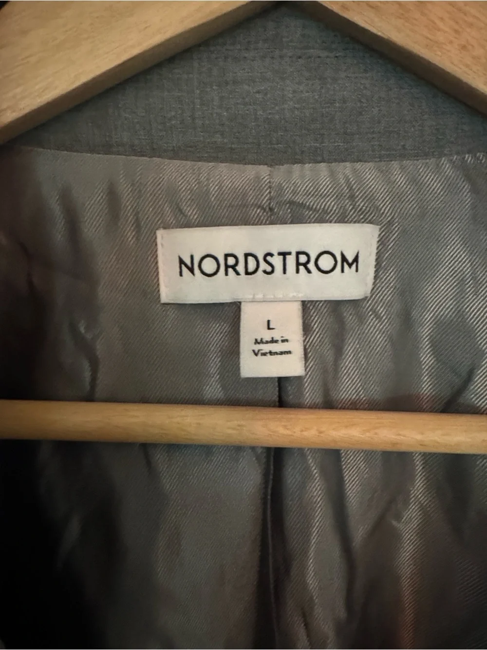 Nordstrom Silver-Gray Elegant Trench Coat - Picture 2 of 6